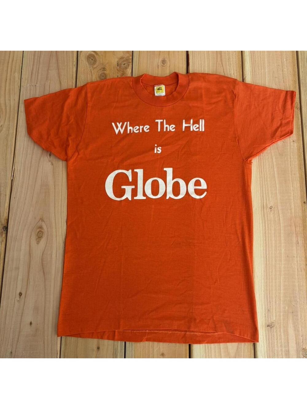 Where the Hell is Globe velva sheen single stitch vintage